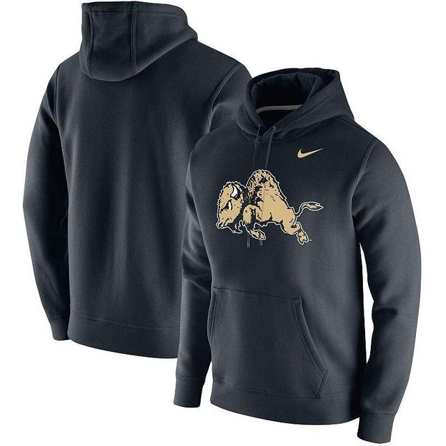 Mens Black Colorado Buffaloes Vintage-Like School Logo Pullover Hoodie Product Image