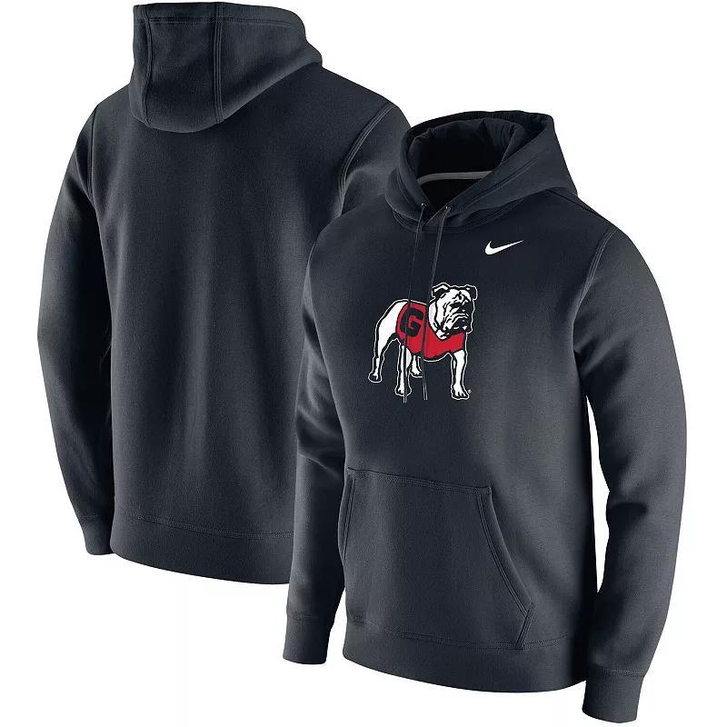 Mens Nike Georgia Bulldogs Vintage School Logo Pullover Hoodie Product Image