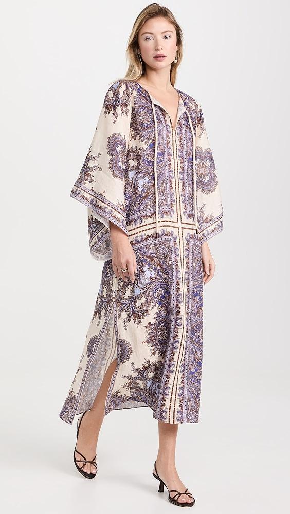 Zimmermann Ottie Caftan Midi Dress | Shopbop Product Image