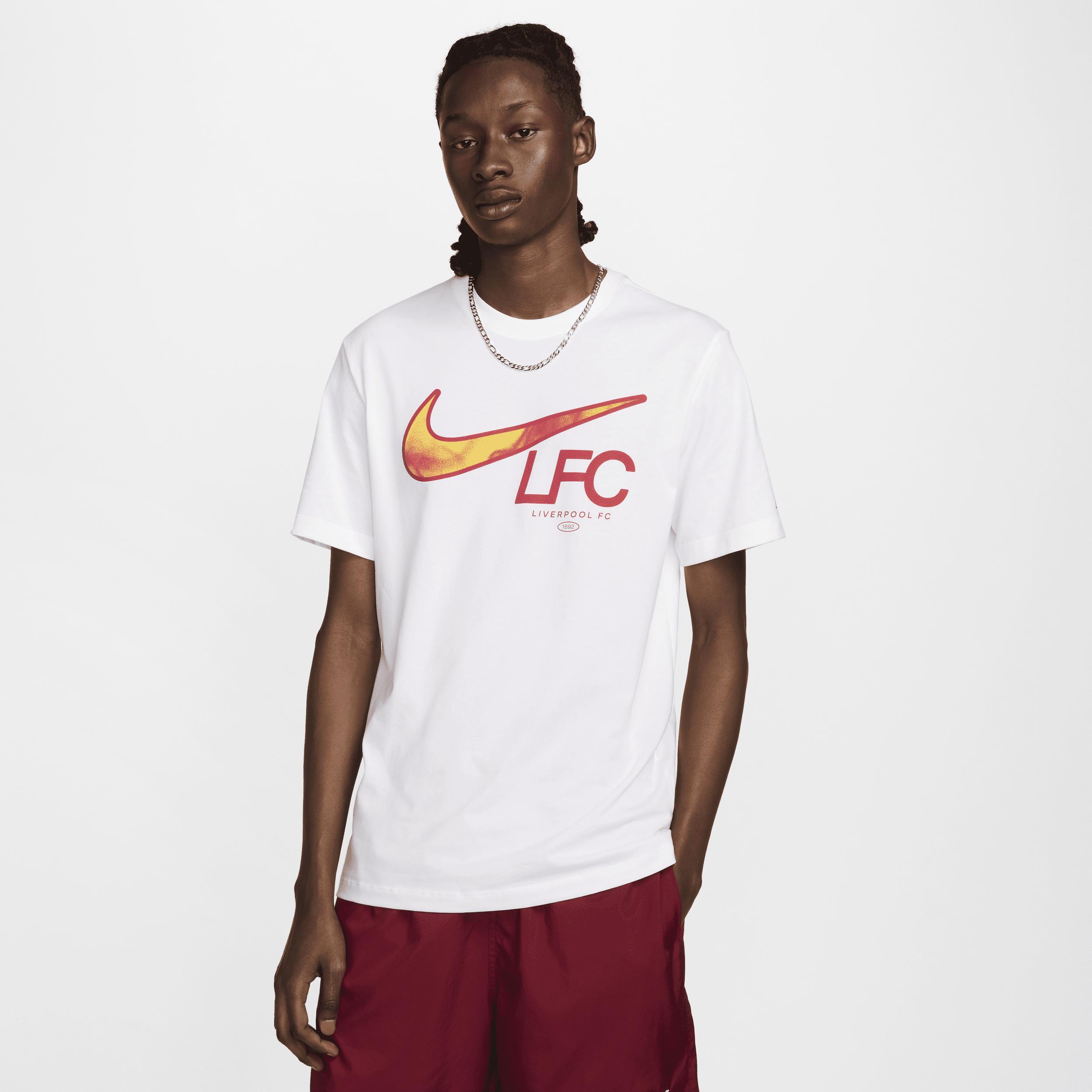 Liverpool FC Swoosh Nike Men's Soccer T-Shirt Product Image