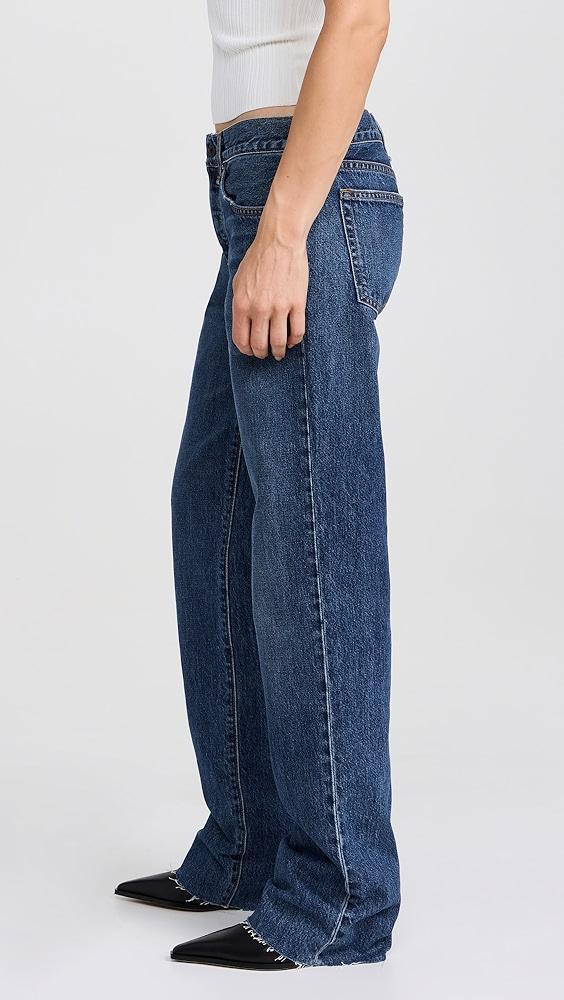 ASKK NY Long Low Rise Straight Jeans | Shopbop Product Image