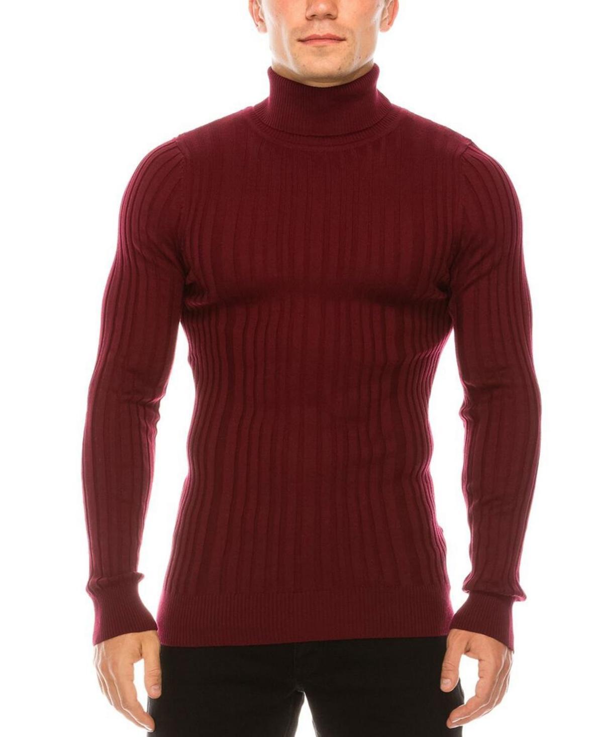 Ron Tomson Mens Modern Ribbed Sweater Product Image