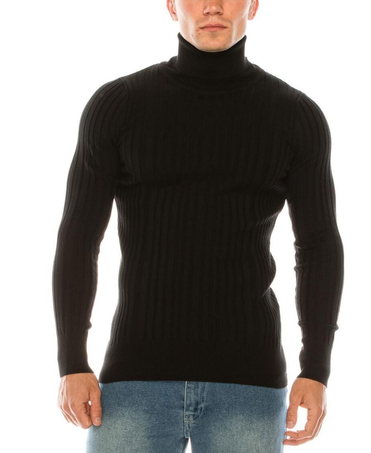 Ron Tomson Mens Modern Ribbed Sweater Product Image