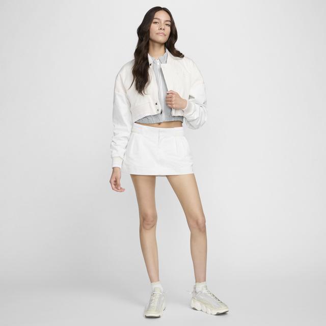 Womens Nike Sportswear Destroyer Cropped Canvas Jacket Product Image