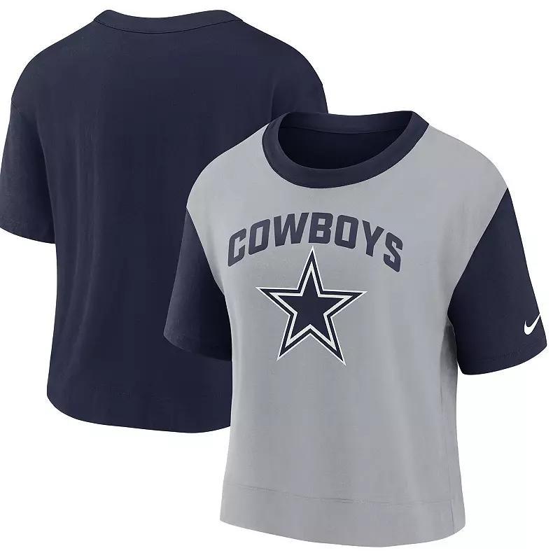 Nike Women's Fashion (NFL Dallas Cowboys) High-Hip T-Shirt Product Image