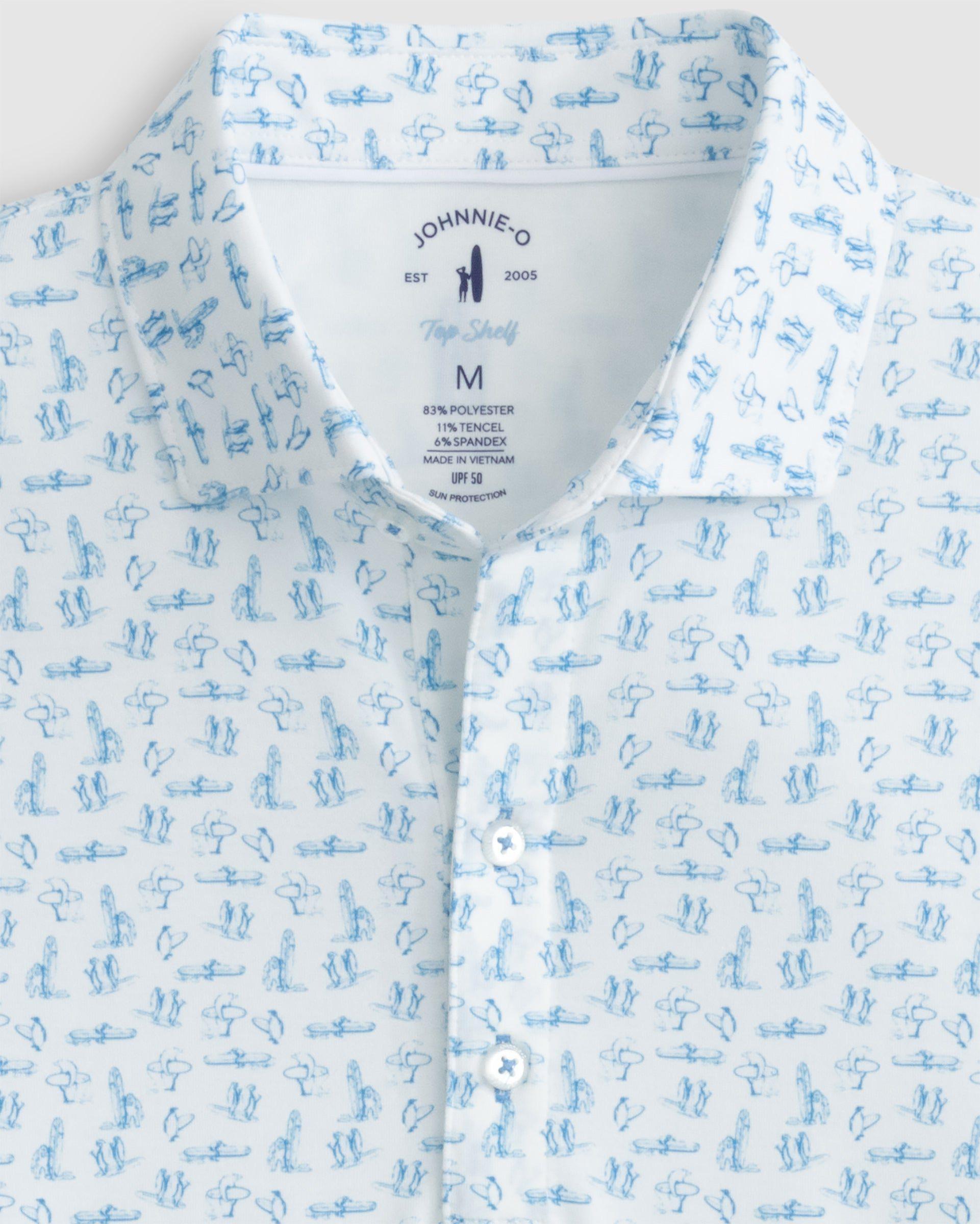 Herd Printed Top Shelf Performance Polo Male Product Image