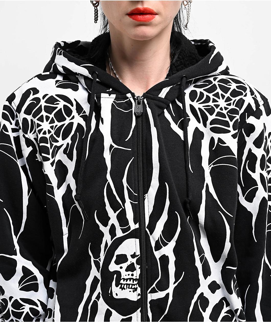 Lurking Class By Sketchy Tank x Kyle Grand Sin Black Zip Hoodie Product Image