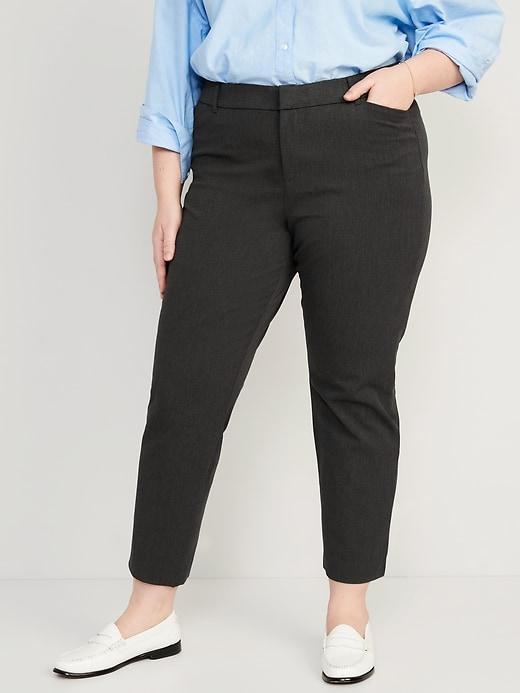 High-Waisted Pixie Straight Pants Product Image