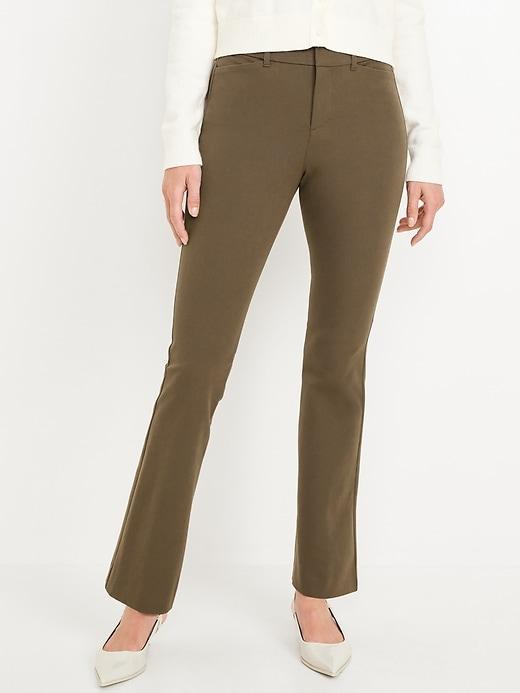 High-Waisted Pixie Flare Pants Product Image