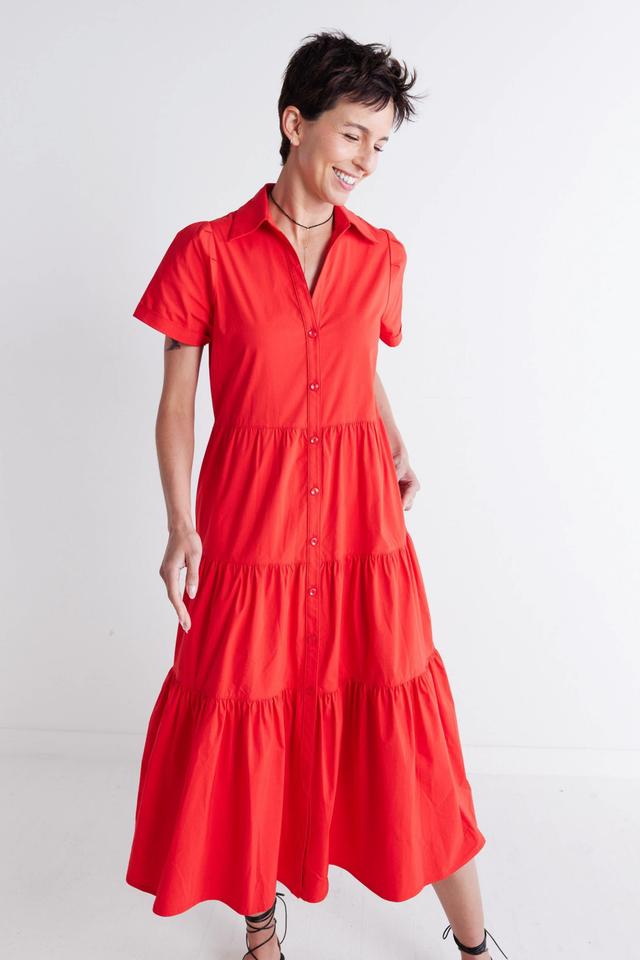 Breaking Free Long Poplin Dress Product Image