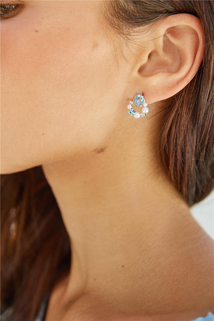 Magic Of The Sea Earrings Blue Product Image