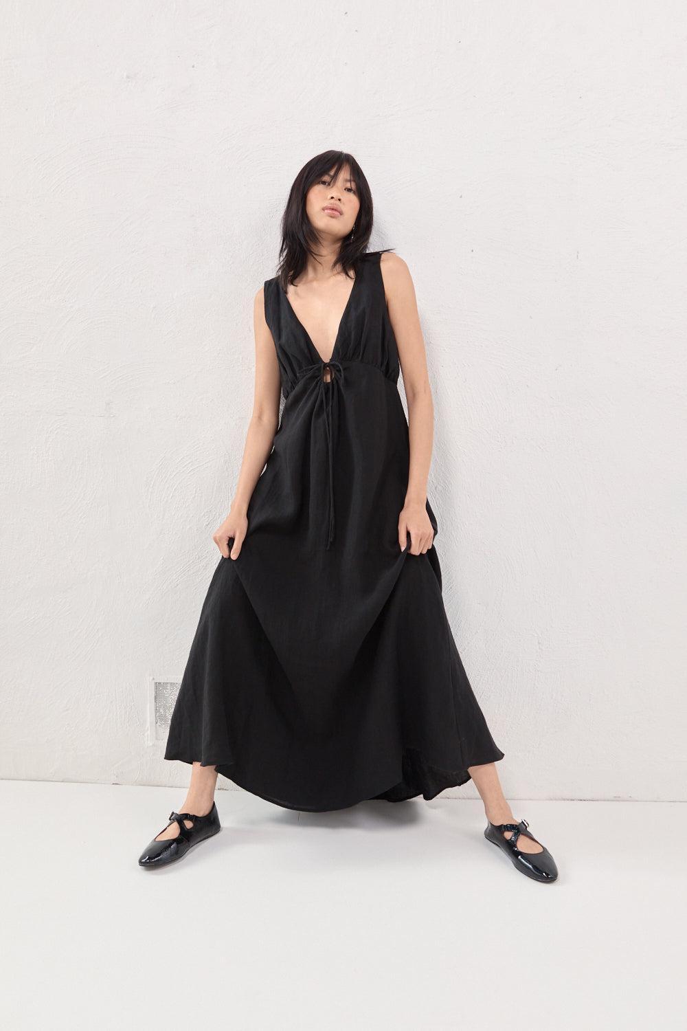 Anais Maxi Dress Black Product Image