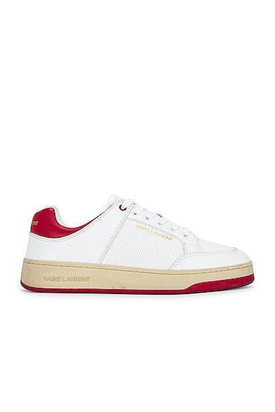 Saint Laurent 61 Sneaker in White Product Image