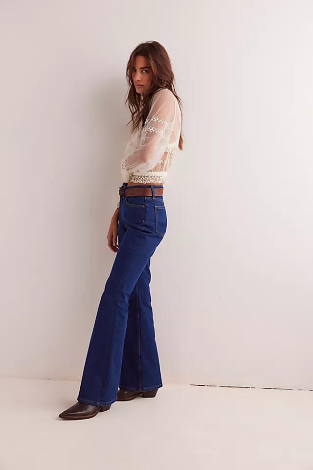 CRVY Vintage High-Rise Flare Jeans product image