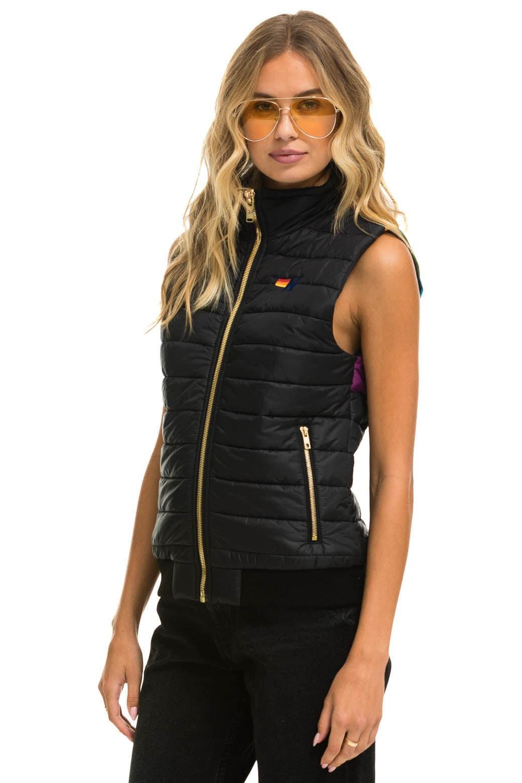 SUNBURST VEST - BLACK Female Product Image