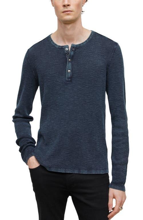 John Varvatos MEMPHIS WAFFLE HENLEY Men's Clothing Product Image