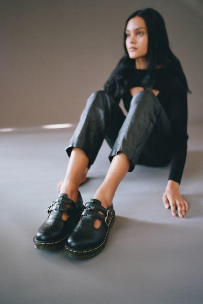 Dr. Martens 8065 Mary Jane Buckle Leather Shoes Product Image