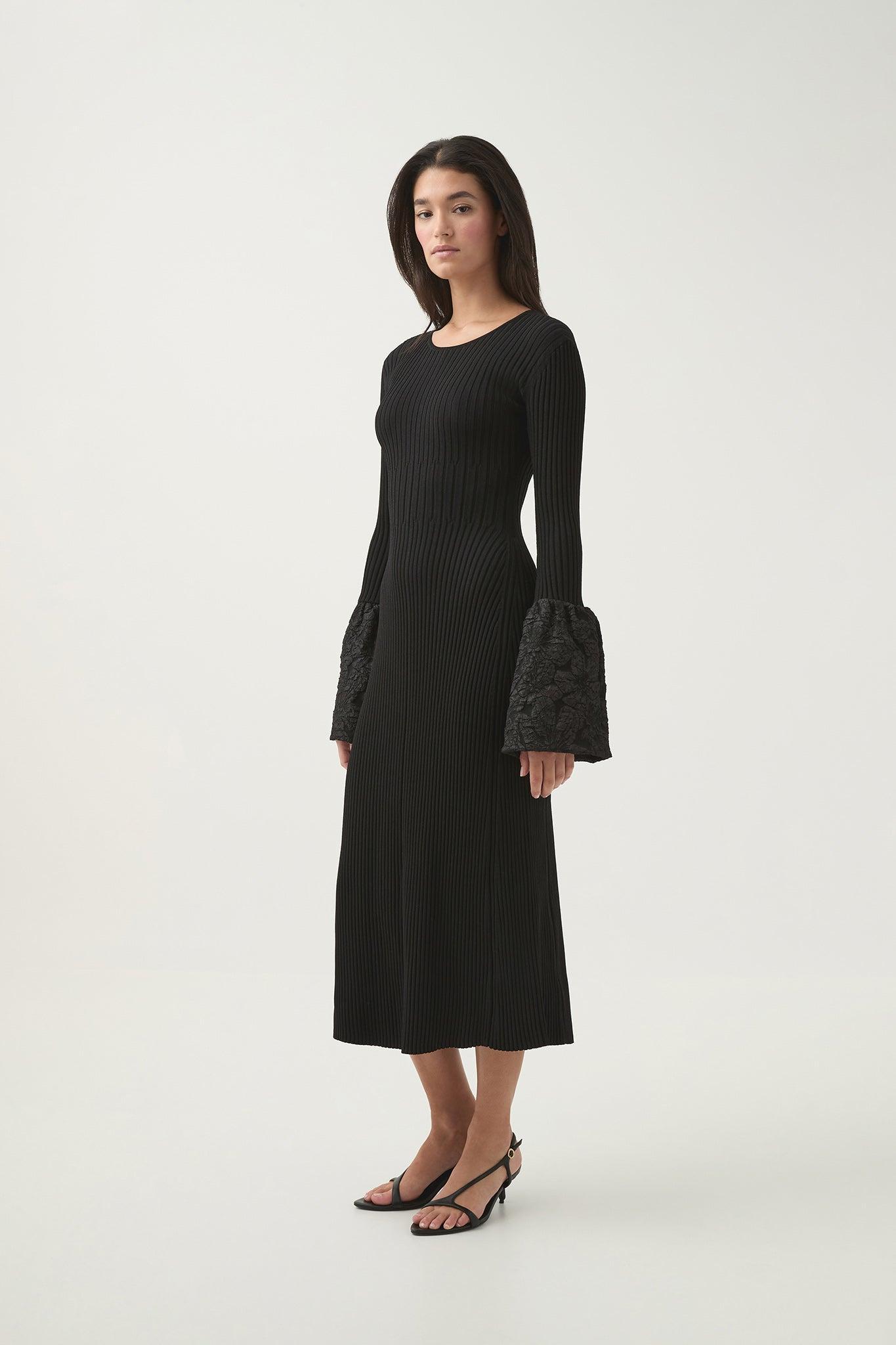 Flute Knit Midi Dress Product Image