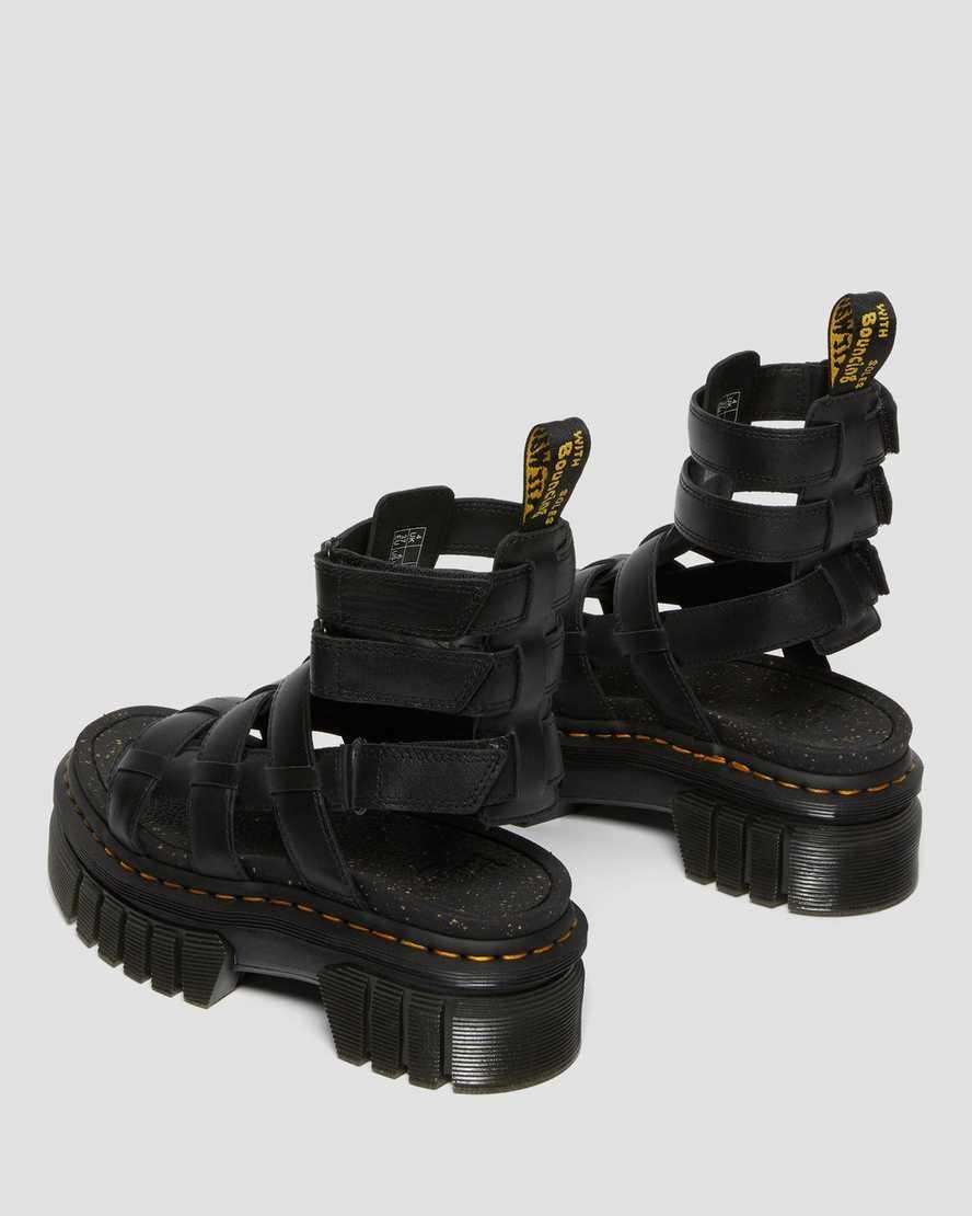 DR MARTENS Ricki Nappa Lux Leather Platform Gladiator Sandals Product Image