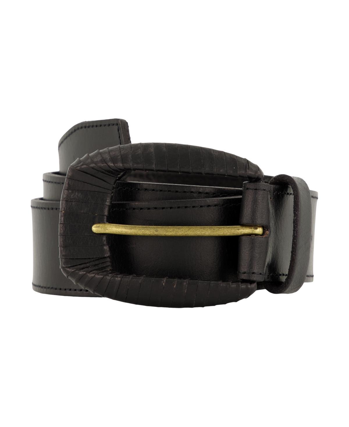 Frye Womens 35mm Wrapped Buckle Leather Belt Product Image