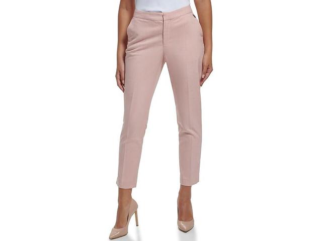 Tommy Hilfiger Solid Sutton Pants (Misty Rose) Women's Casual Pants Product Image