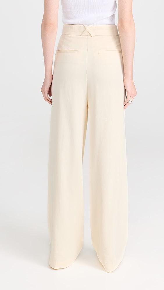 Róhe Wide Leg Tailored Trousers | Shopbop Product Image