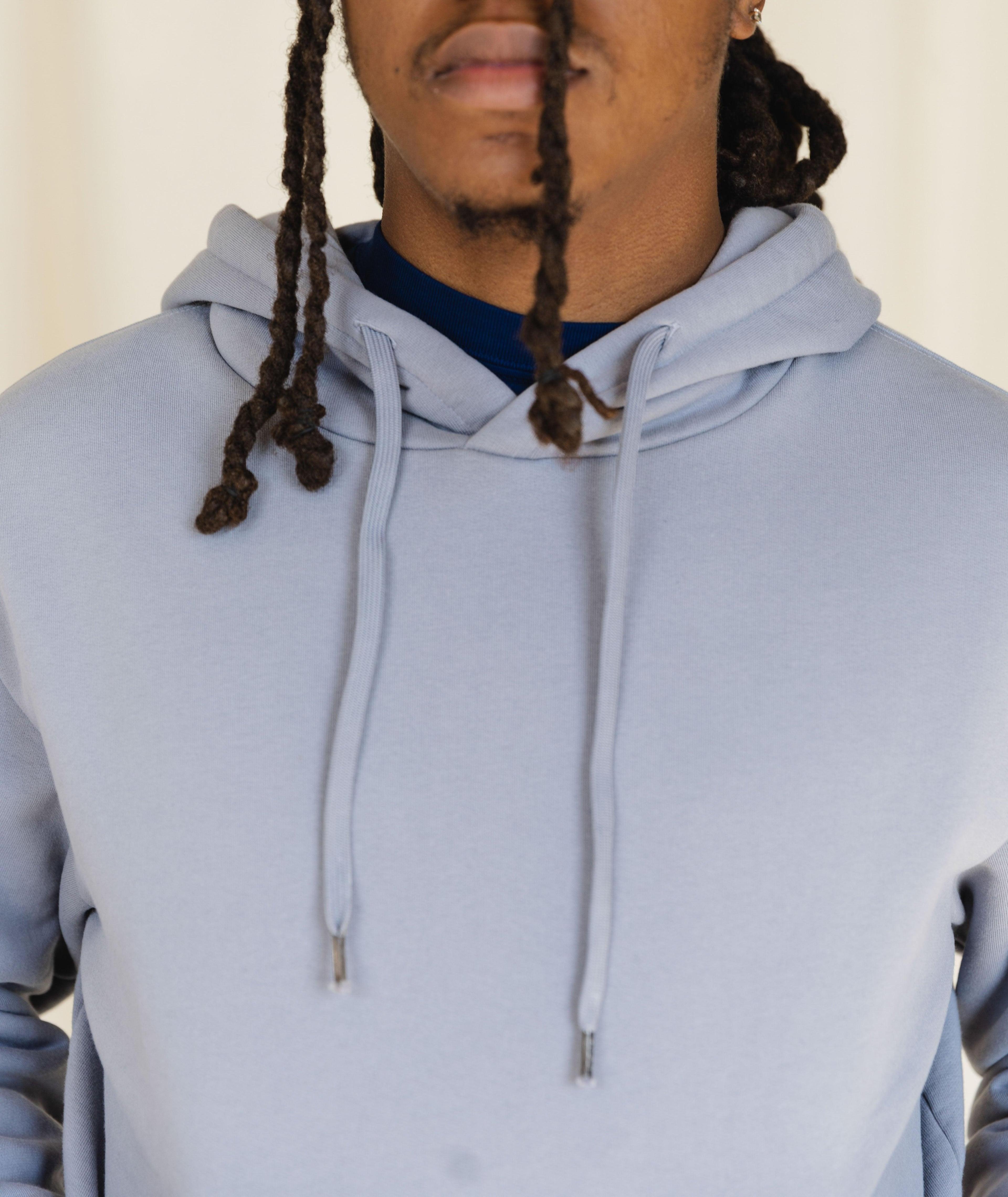 Solid Hooded Sweatshirt Male Product Image