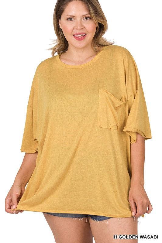 Marsha Tri-Blend Oversized T-Shirt - Plus Only Product Image