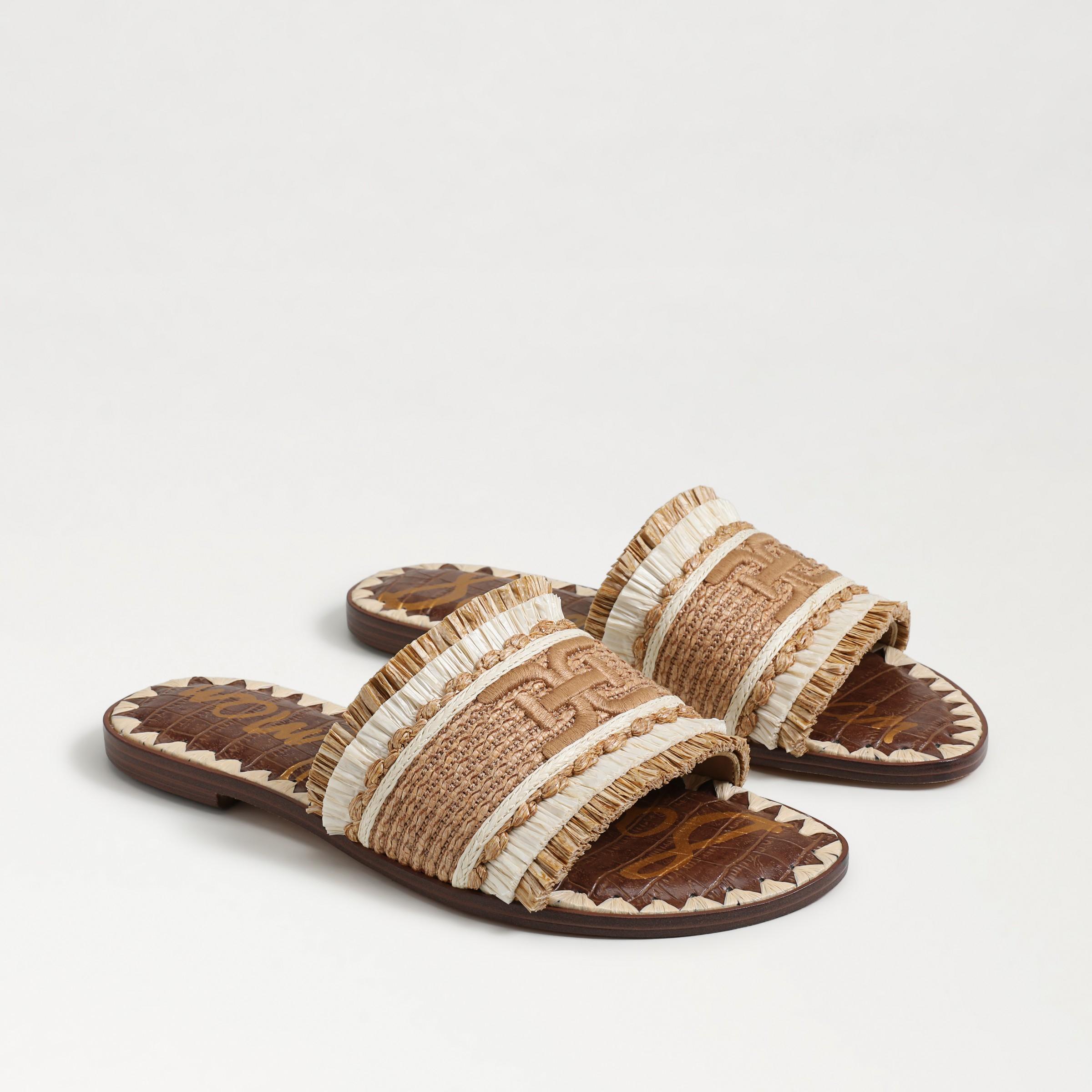 Sam Edelman Georgia Slide Sandal Linen Raffia Product Image