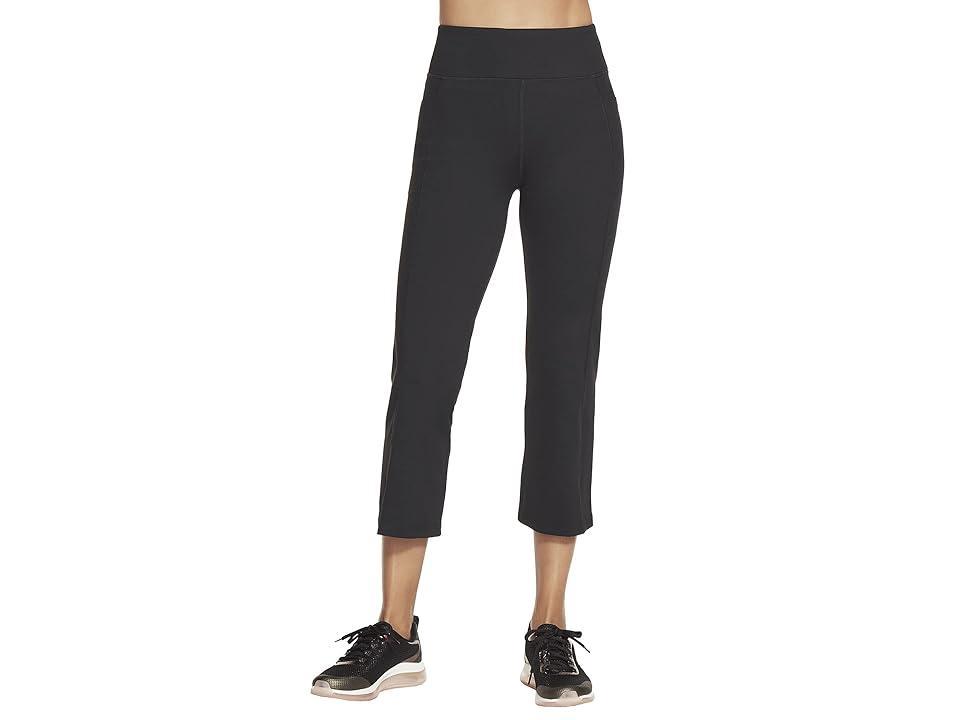 SKECHERS GO WALK High Waisted Crop Pants Women's Casual Pants Product Image