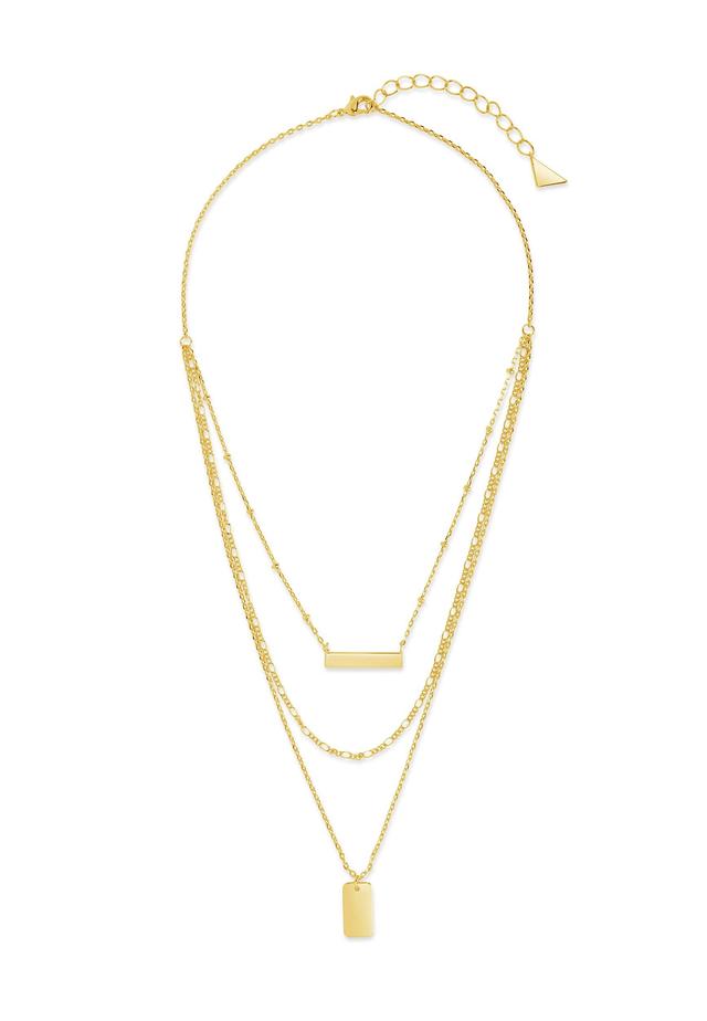 Triple Layered Bar Necklace Product Image