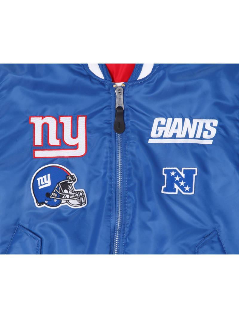 NEW YORK GIANTS X ALPHA X NEW ERA MA-1 BOMBER JACKET Product Image