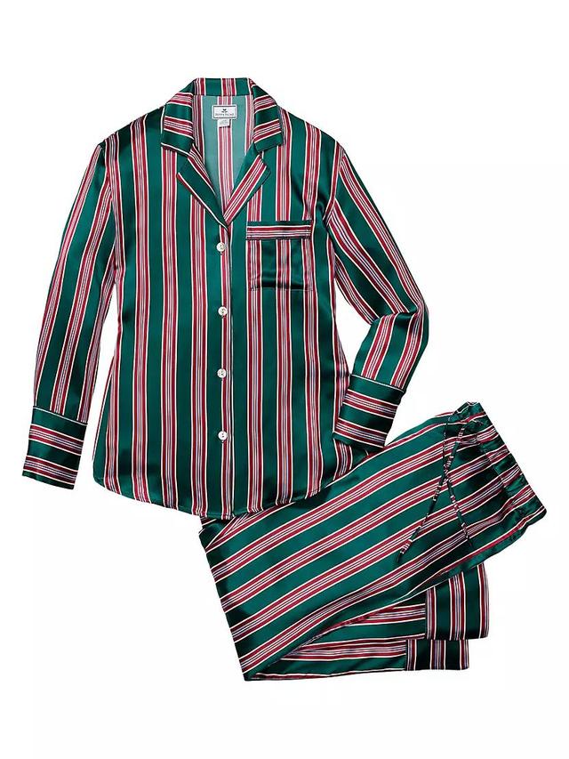 Lancaster Silk Stripe 2-Piece Pajama Set Product Image