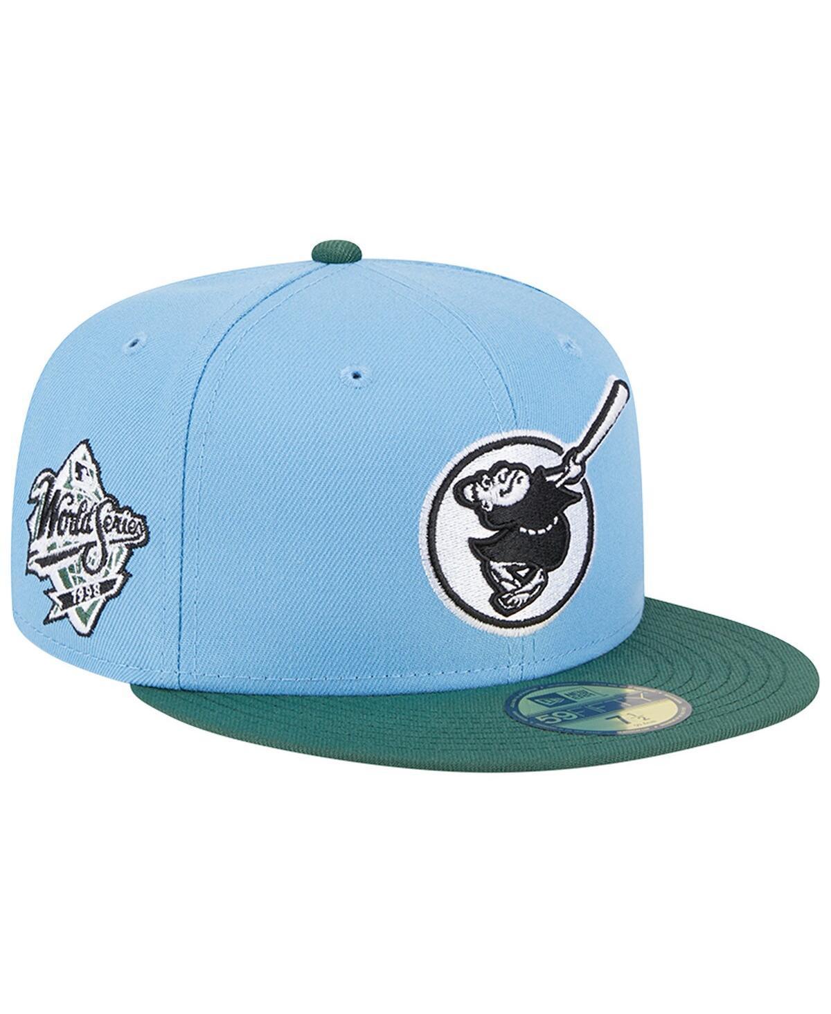 Mens New Era Sky Blue/Cilantro San Diego Padres 1998 World Series 59FIFTY Fitted Hat Product Image