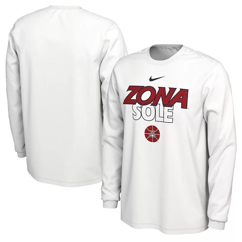 Arizona Legend Nike Men's Dri-FIT College Long-Sleeve T-Shirt in White, Size: 2XL | FV7599-100 Product Image