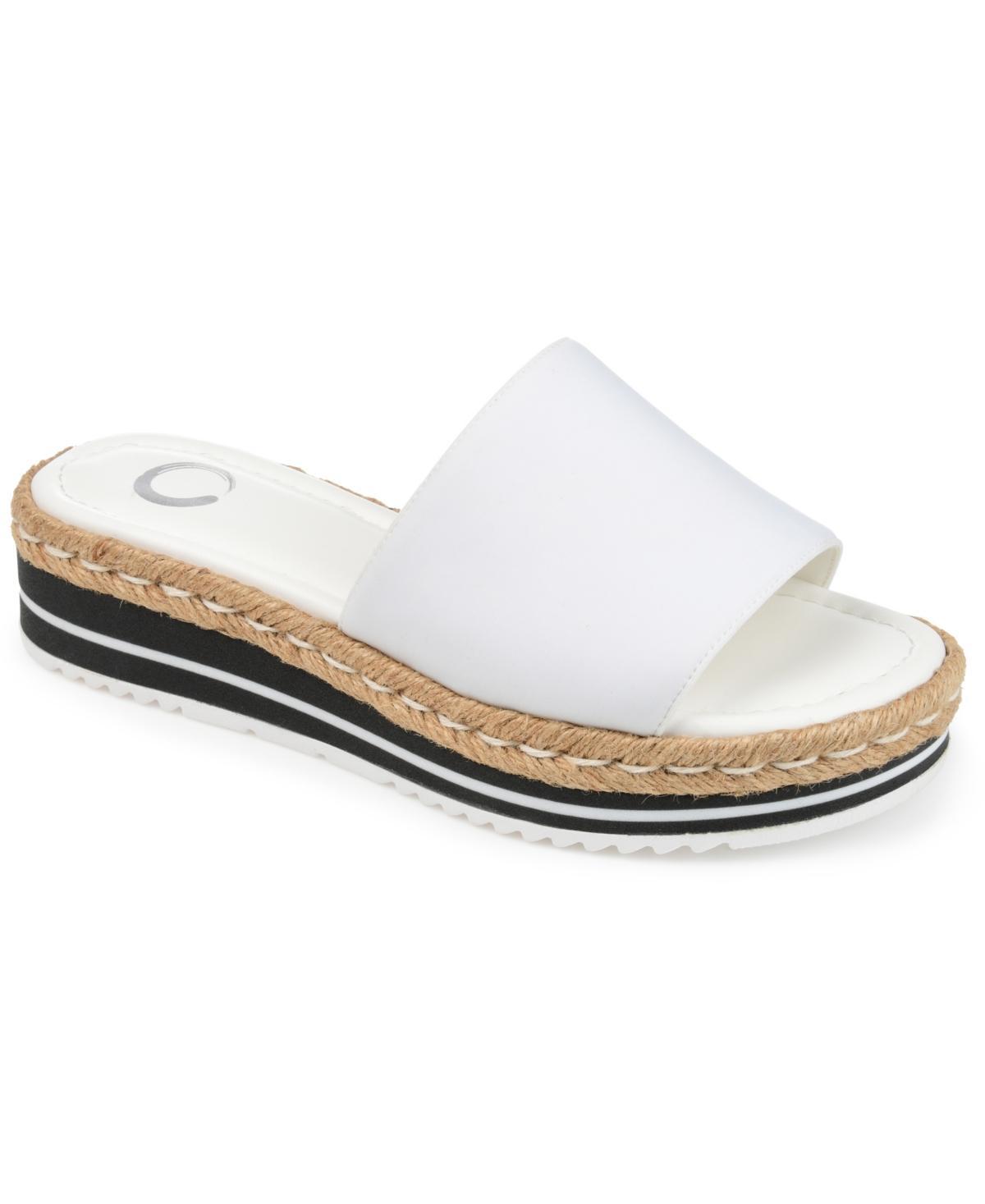 Journee Collection Rosey Womens Espadrille Slide Sandals Product Image