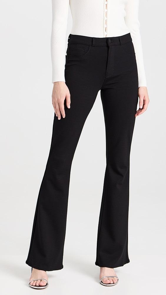 L'AGENCE The Marty High Rise Flare Ponte Pants | Shopbop Product Image