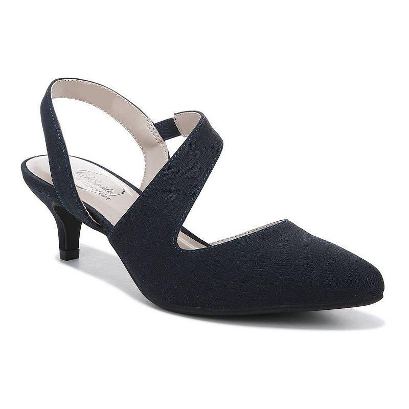 LifeStride Magnetic Womens Kitten Heel Pumps Black Product Image