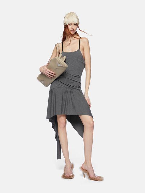 Dark grey melange mini dress Product Image