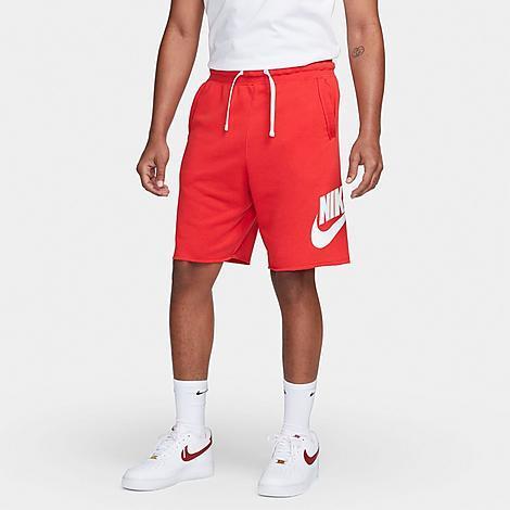 Nike Mens Nike Club Alumni Shorts - Mens Red/White Product Image