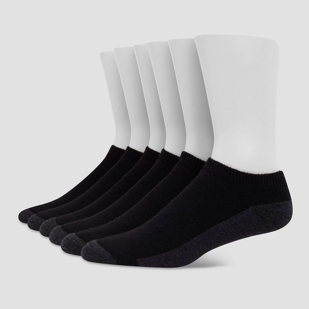 Hanes Premium Mens X-Temp Ultra Cushion Low Cut Socks 6pk 6-12 Product Image