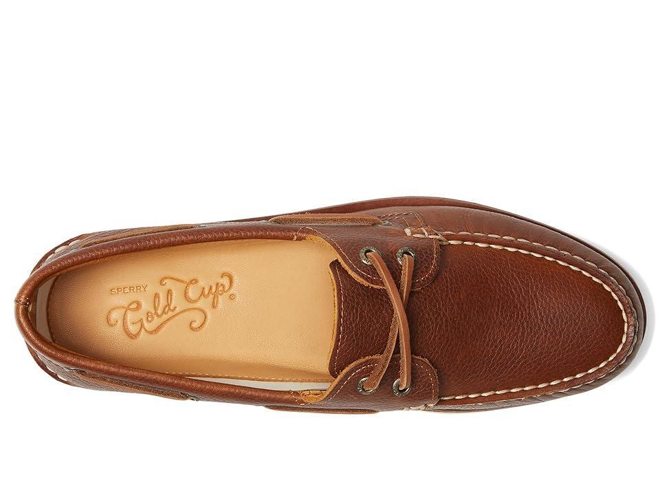 Sperry Gold A/O 2-Eye Tumbled (Brown) Men's Shoes Product Image