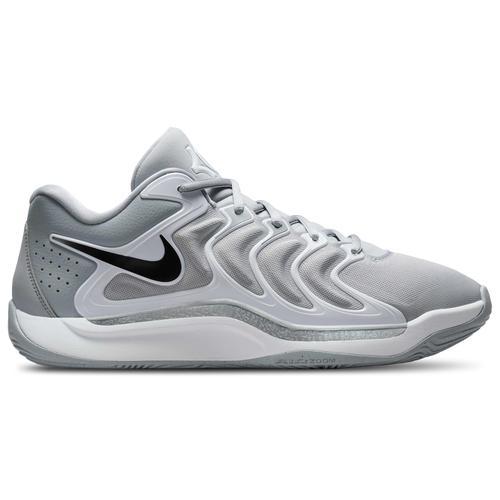 Nike Mens Nike KD17 TB - Mens Basketball Shoes Wolf Grey/Black/White Product Image