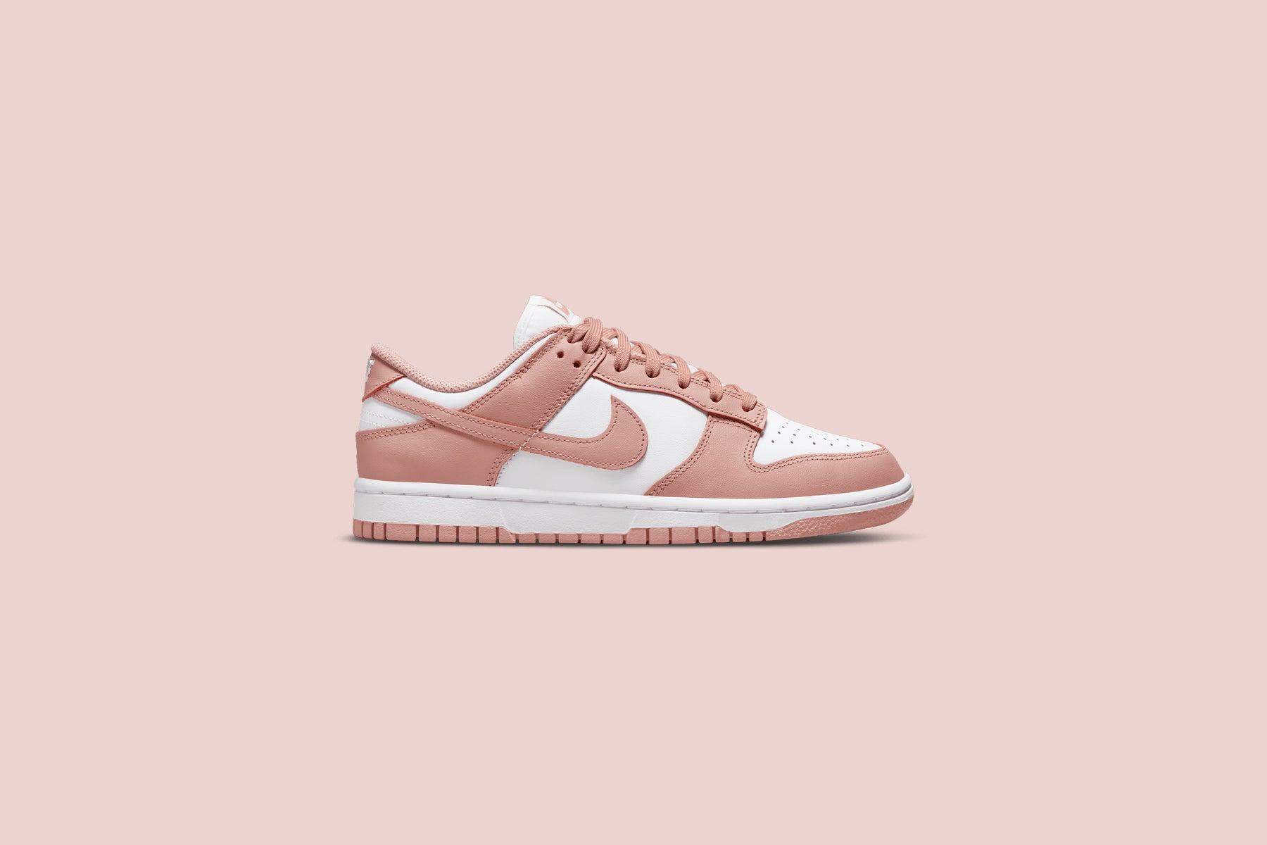 Women's Dunk Low - White/Rose Whisper Female Product Image