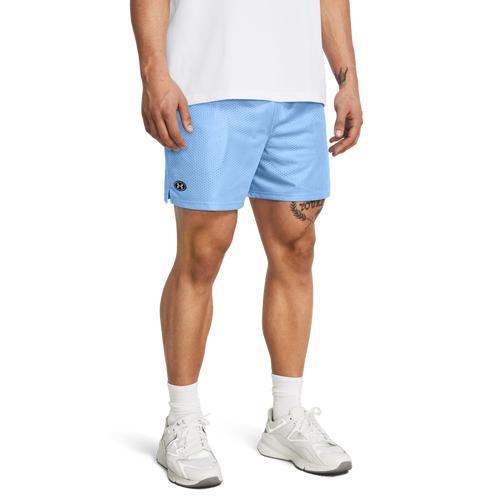 Under Armour Mens Under Armour Essential Mesh Shorts - Mens Horizon Blue/White Product Image