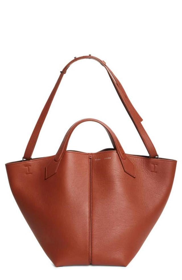 Large Chelsea Tote In Cognac/silver Product Image