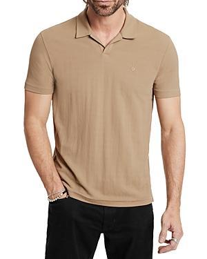 John Varvatos Leroy Peace Pique Regular Fit Polo Shirt Product Image