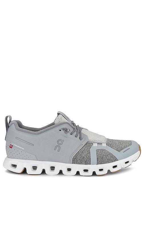 On Cloud 5 Terry in Glacier & White - Grey. Size 10.5 (also in 10, 11, 11.5, 12, 13, 8, 8.5, 9, 9.5). Product Image