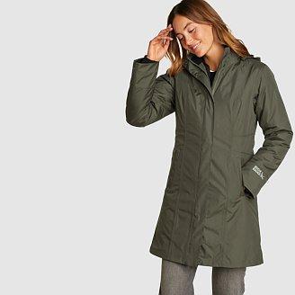 Women's Girl on the Go® Insulated Waterproof Trench Coat Product Image