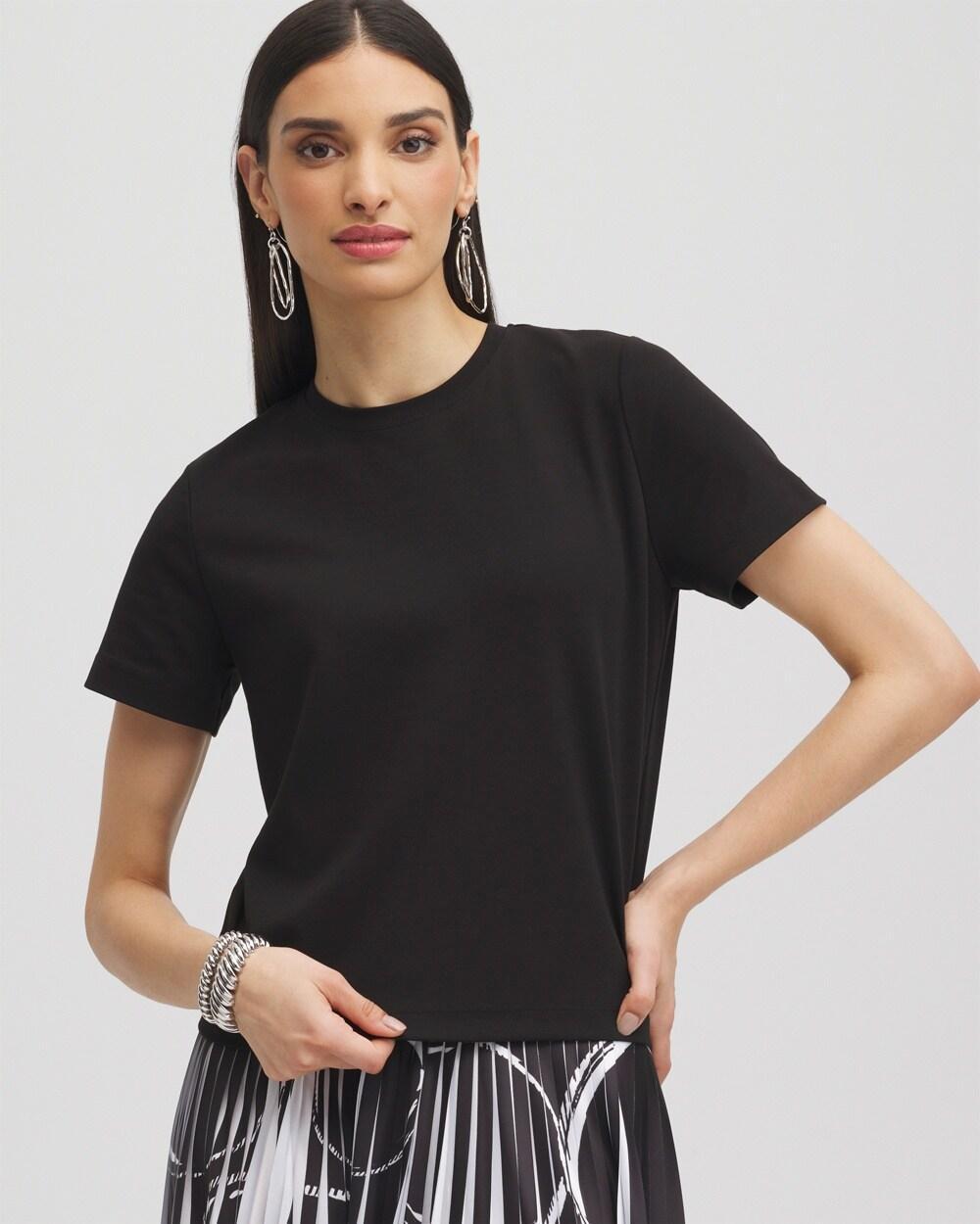 Chico's Women's Cotton Stretch T-Shirt Product Image